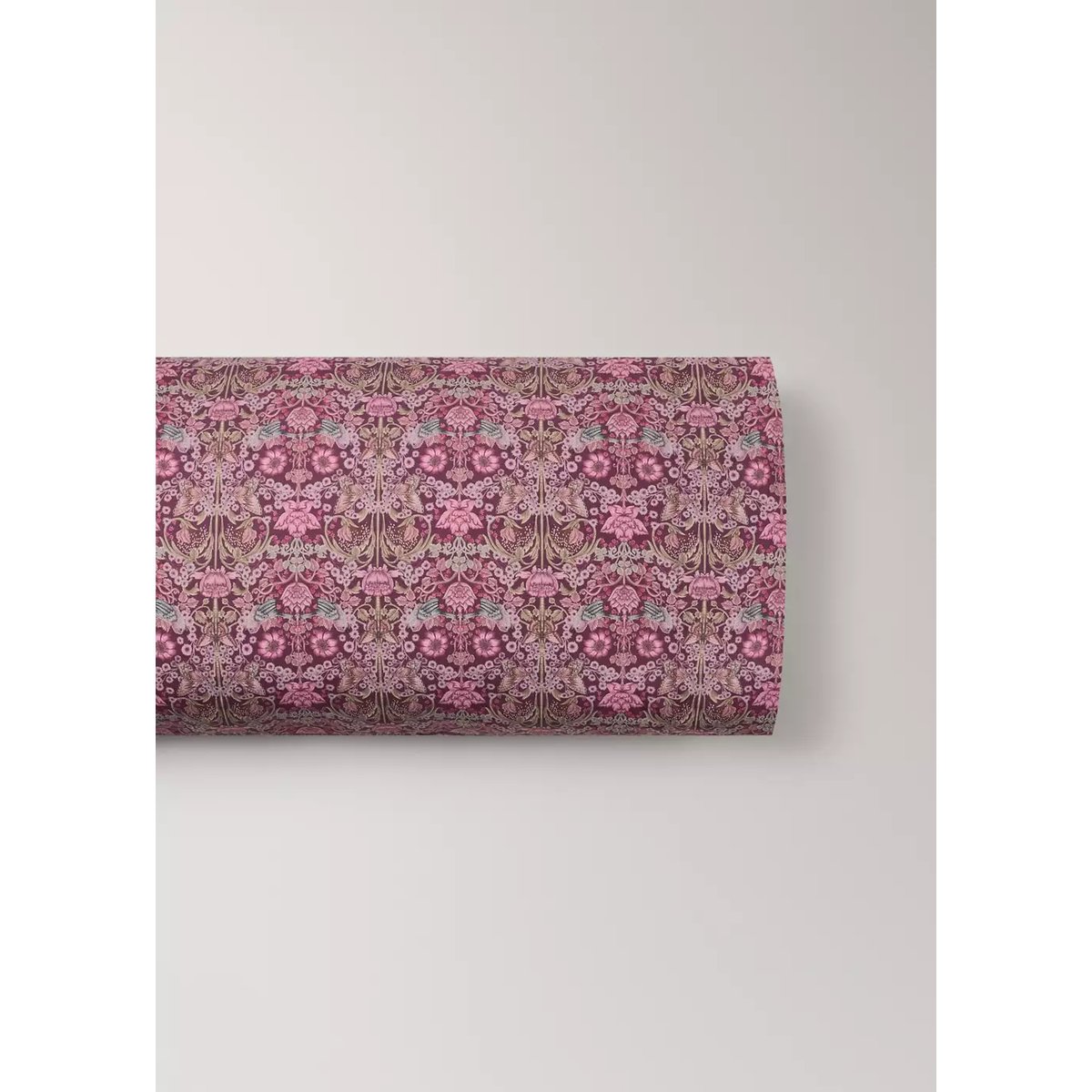 Taie d’oreiller en imprimé fleuri 45x110 cm prune, MANGO HOME