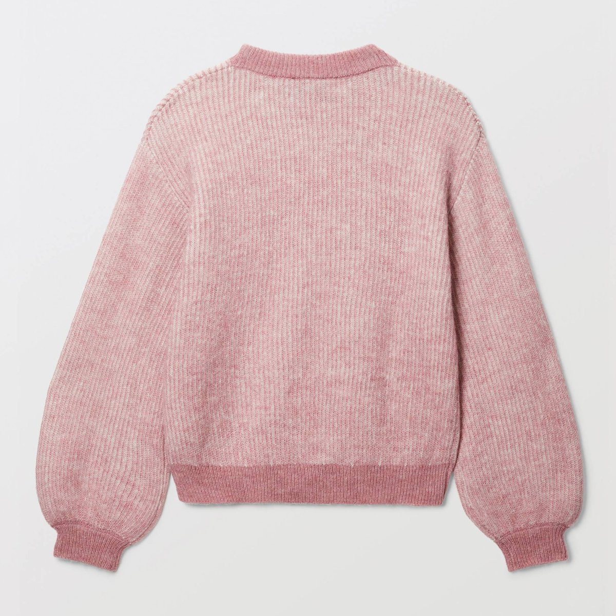 Pull col rond uni soie, MONOPRIX