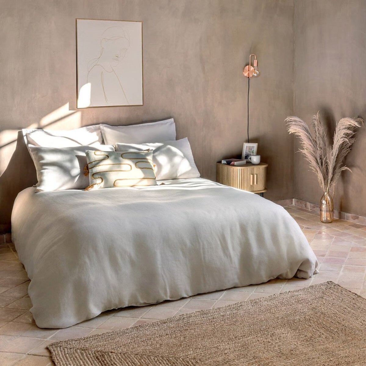 Tapis Histoire naturel 60x90 beige, ATMOSPHERA