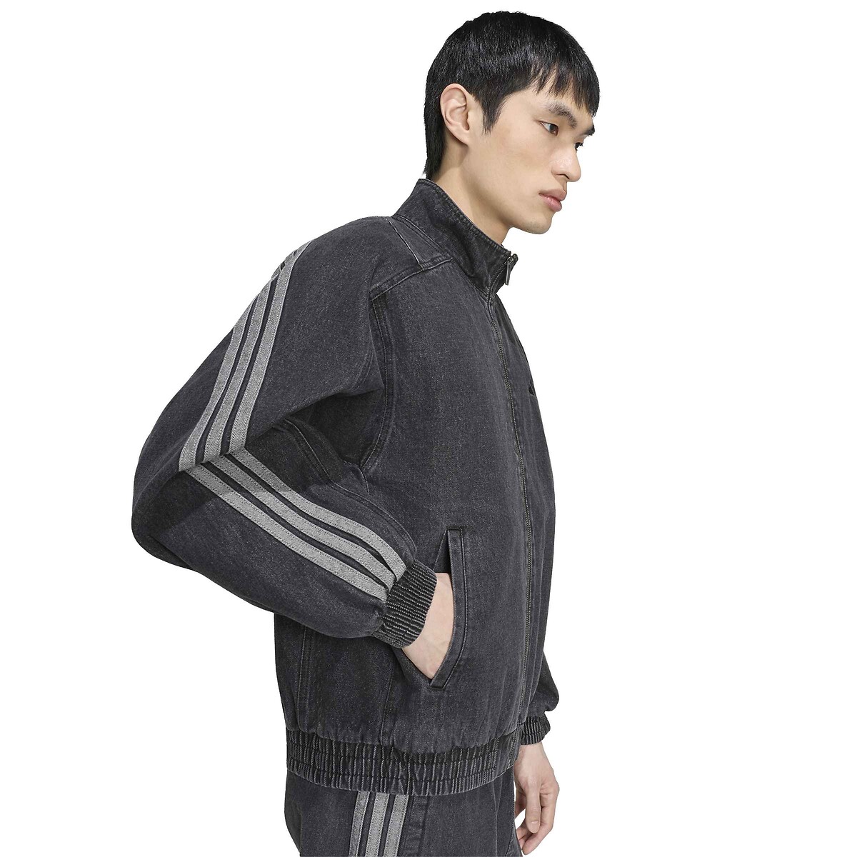 Veste denim, loose fit, STADIUM noir, ADIDAS SPORTSWEAR