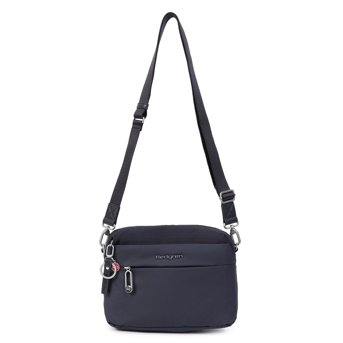 Sac bandoulière format A4 avec protection RFID vulcan blue, HEDGREN