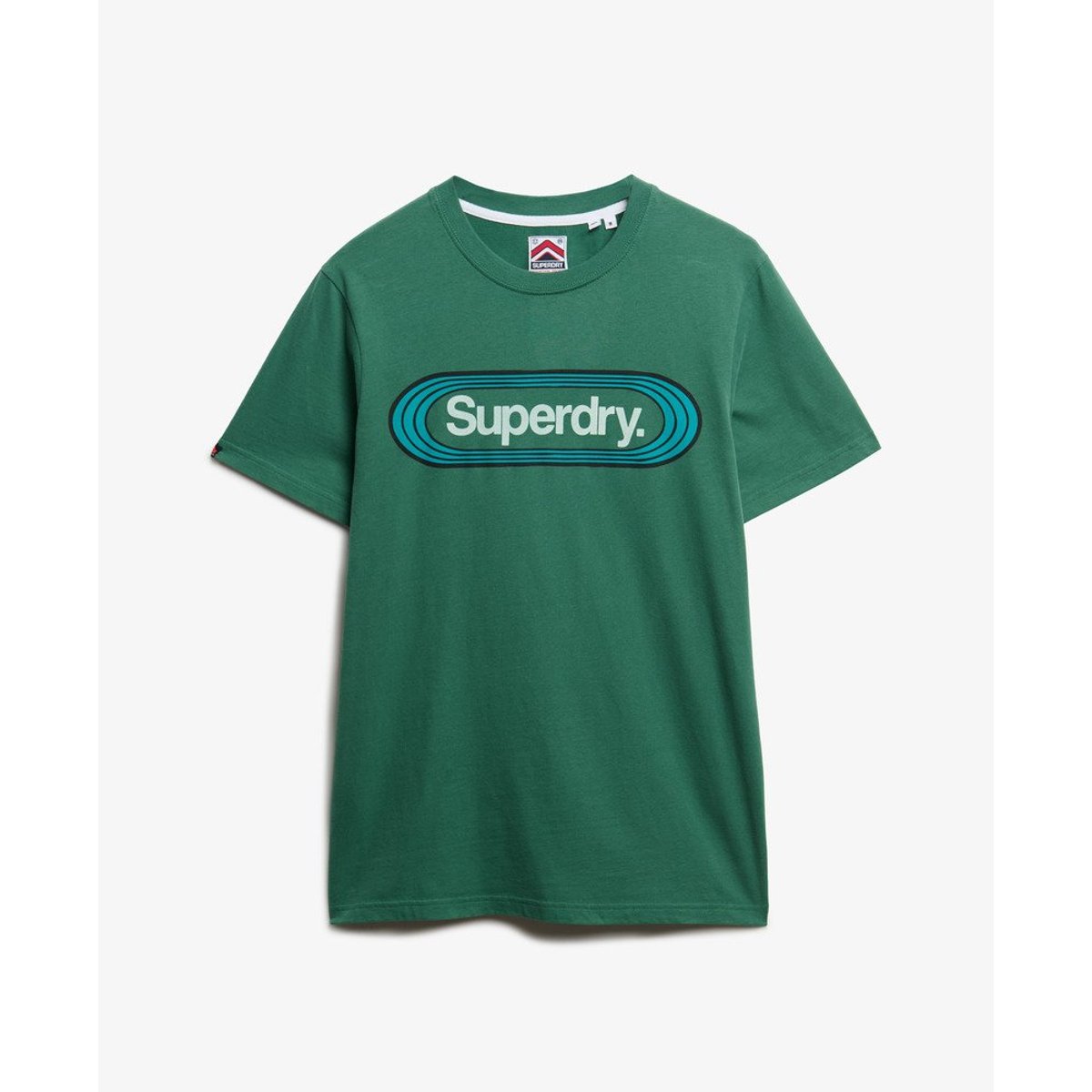T-shirt Vintage Trade Tab vert pinède, SUPERDRY