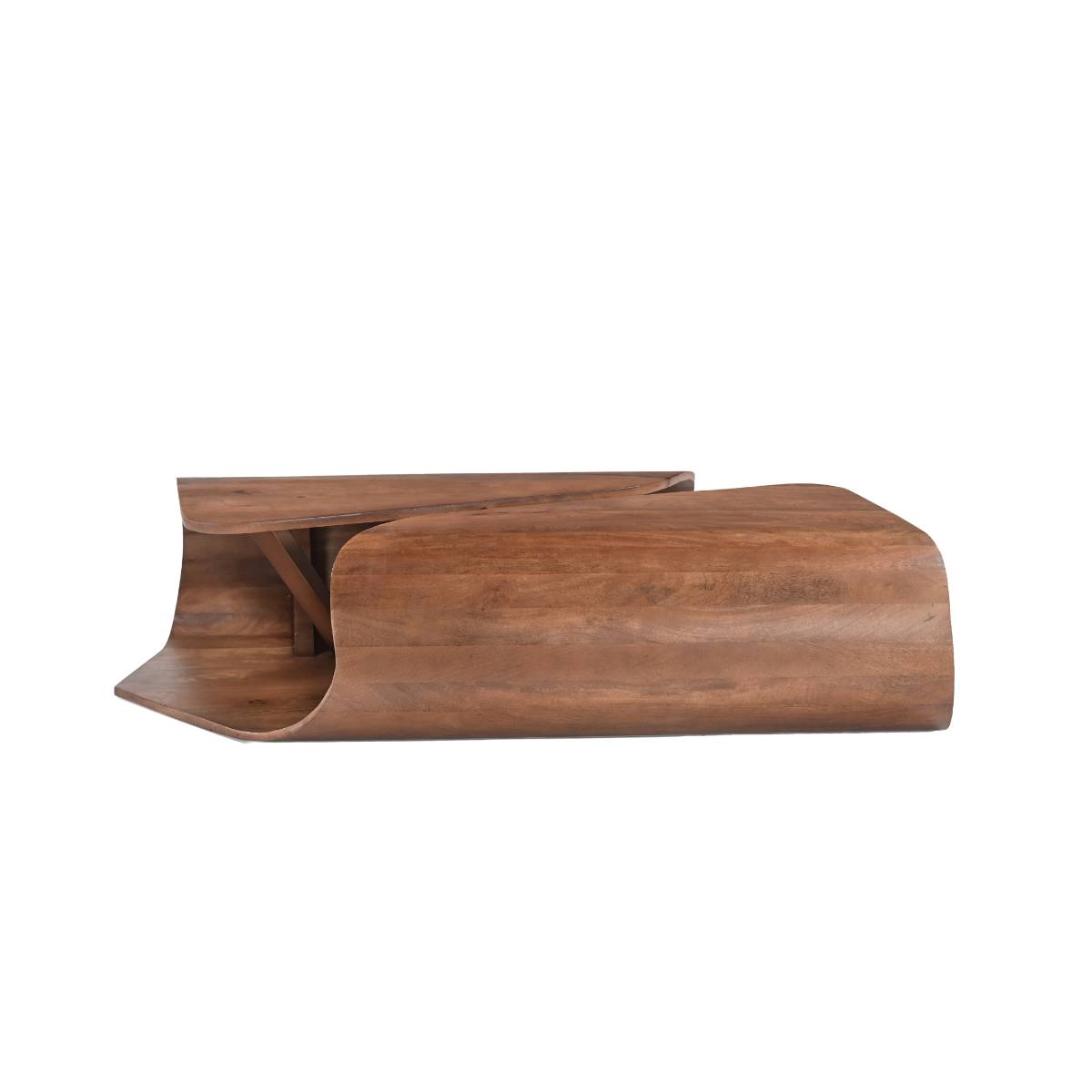 Table basse en bois de manguier AUREA bois foncé, MADE IN MEUBLES