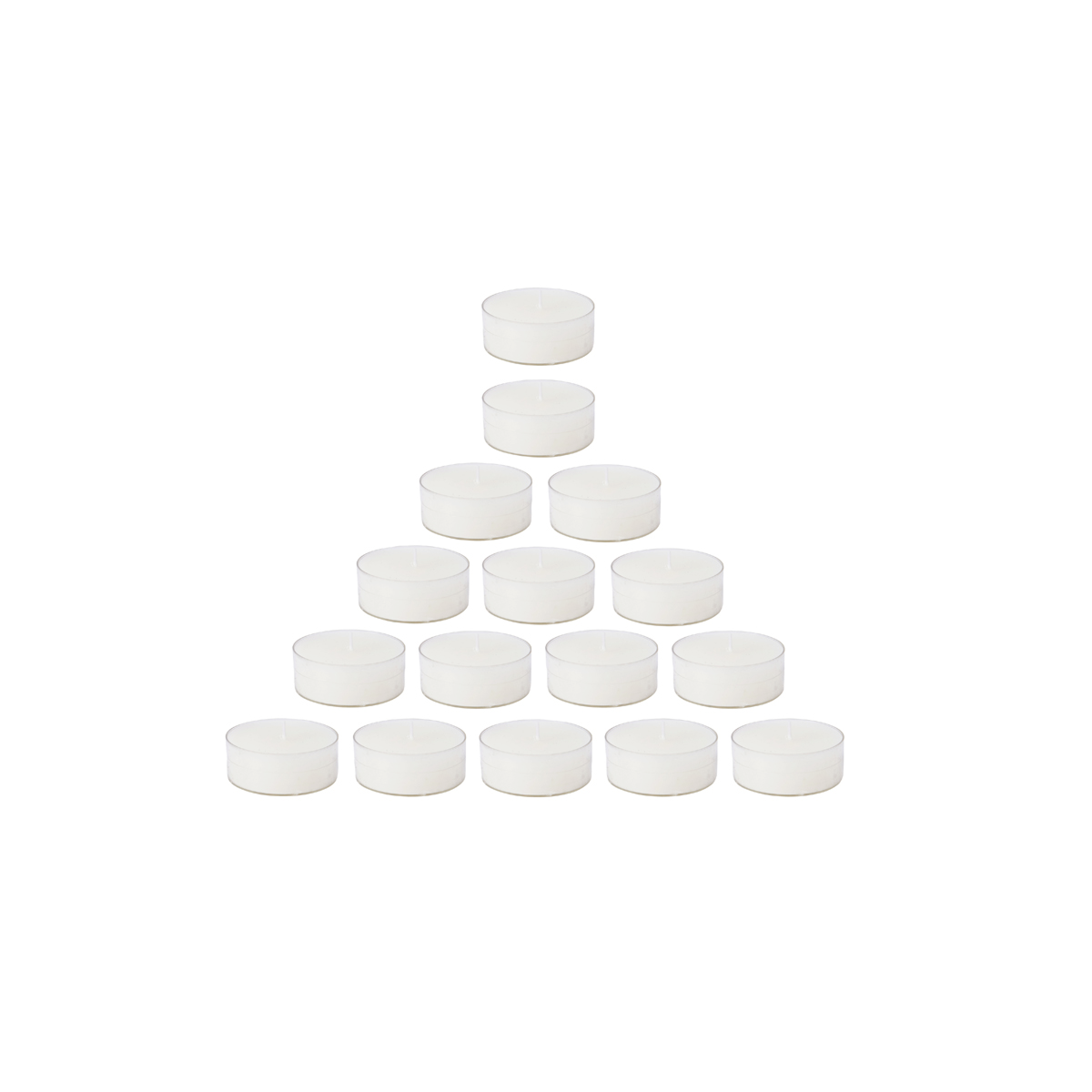 Set de 16 bougies pour lumignon D40 blanc, SIA DECO