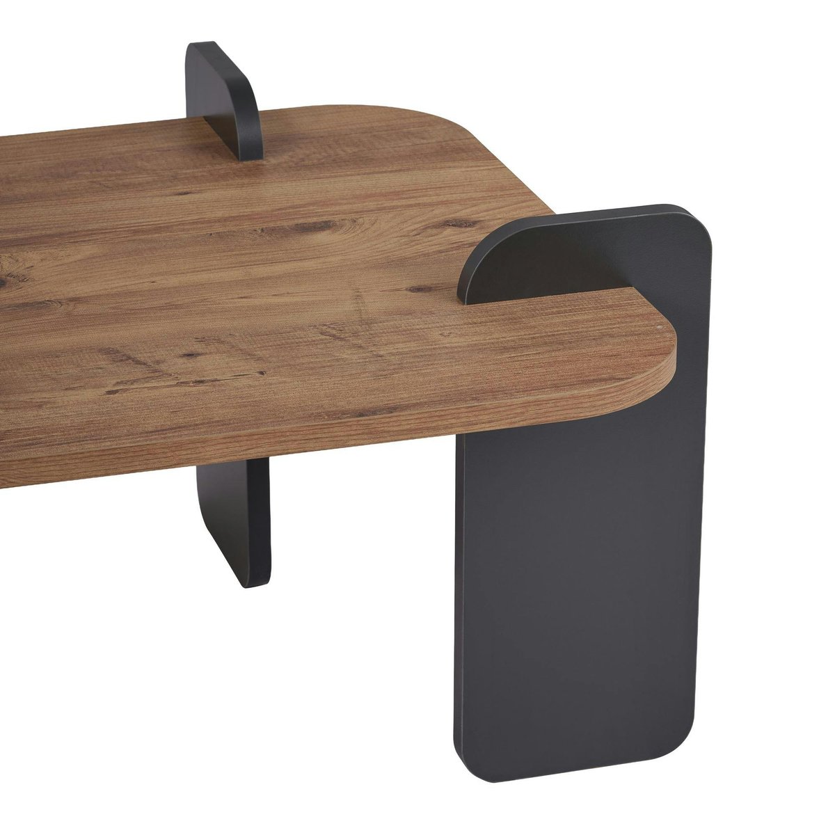 Table basse rectangulaire design en bois MARFA pin, PIER IMPORT