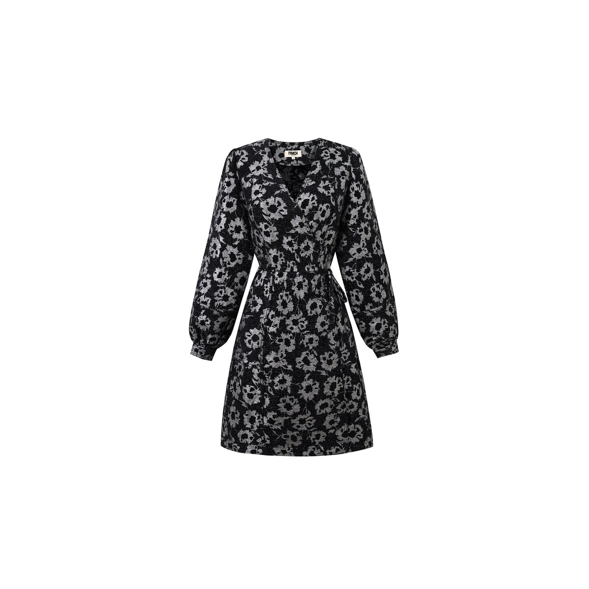 Robe en coton BROOKS noir, FRNCH