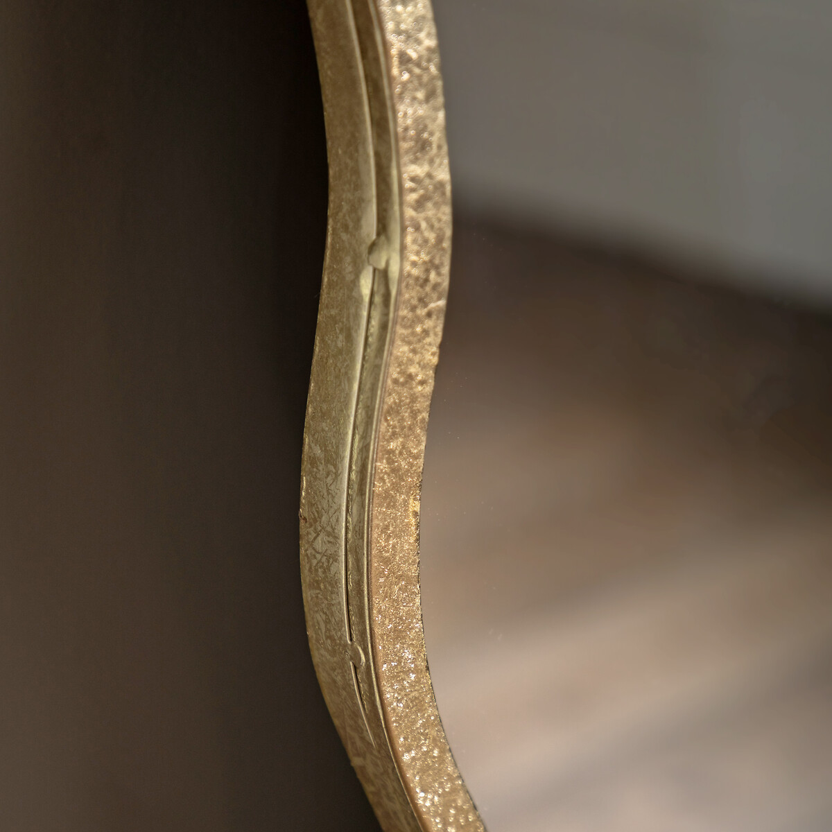 160cm Spence Contemporary Mirror in Gold gold-coloured, ÉDITÉ