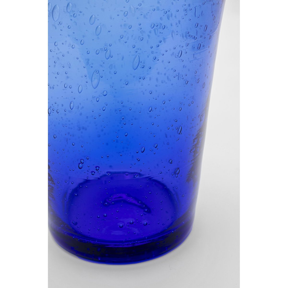 Lot de 4 verres à eau, BUBBLES bleu, KARE DESIGN