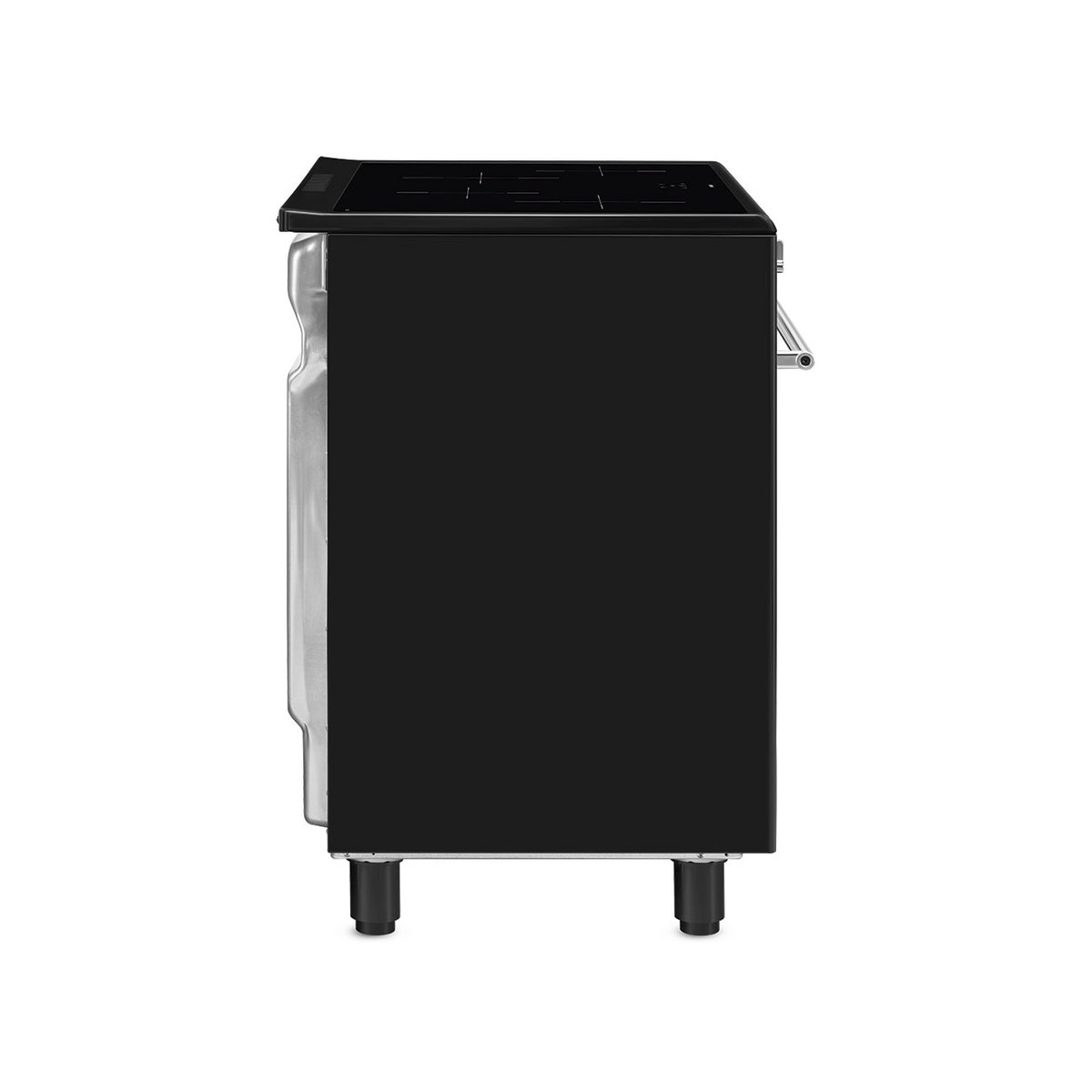 Piano de cuisson induction 4 feux 90 cm noir noir, SMEG