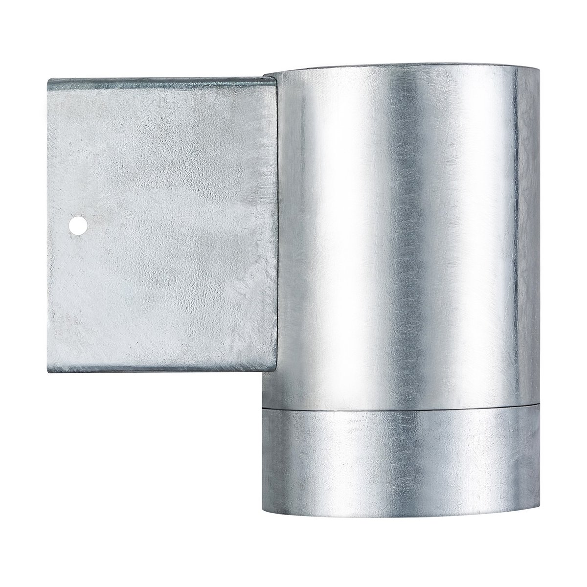 Applique murale extérieure adapté aux zones côtières en acier galvanisé, TIN Maxi acier galvanisé, NORDLUX