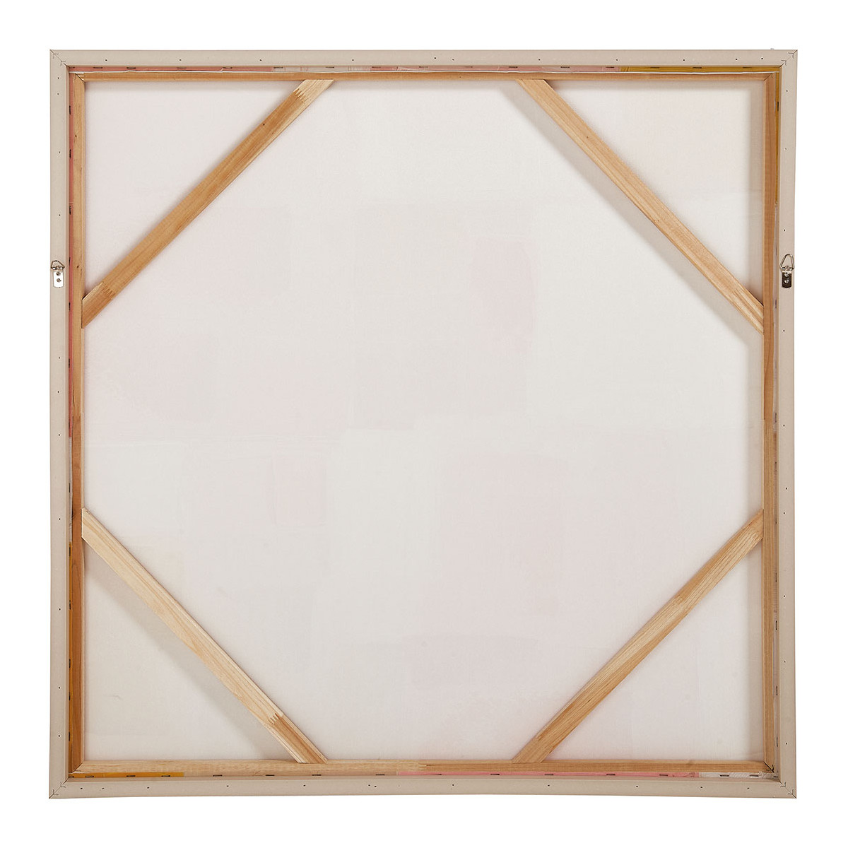 Tableau ÉVEIL PASTEL peinture à l'huile multicolore, BLANC D’IVOIRE