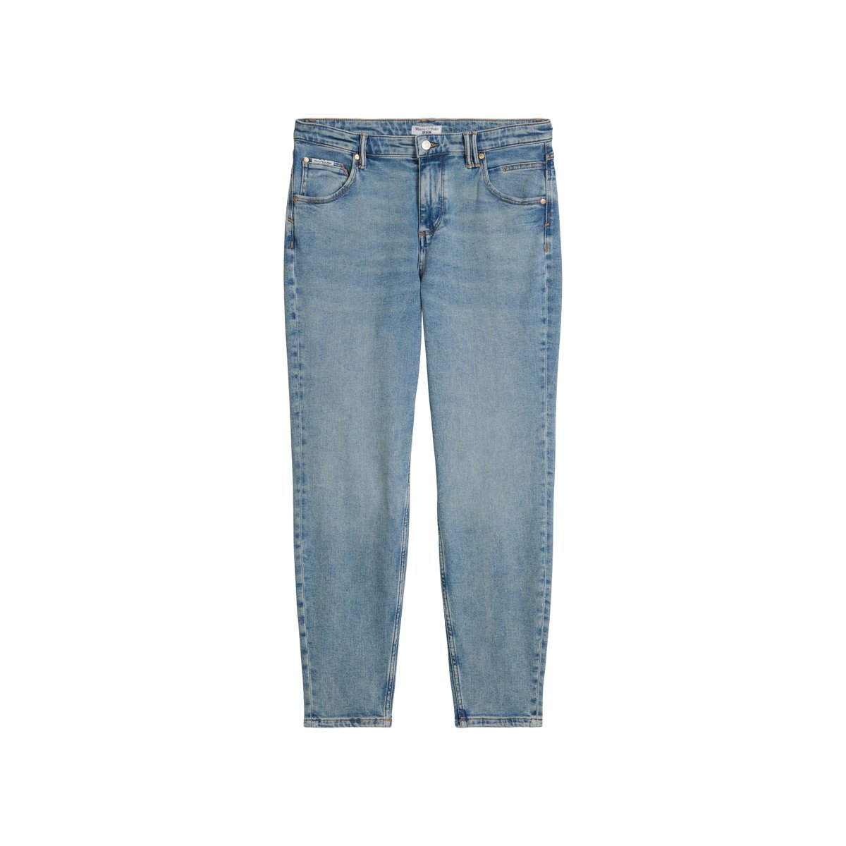 Jeans modèle Freja boyfriend en mélange de coton organique bleu clair, MARC O’POLO DENIM