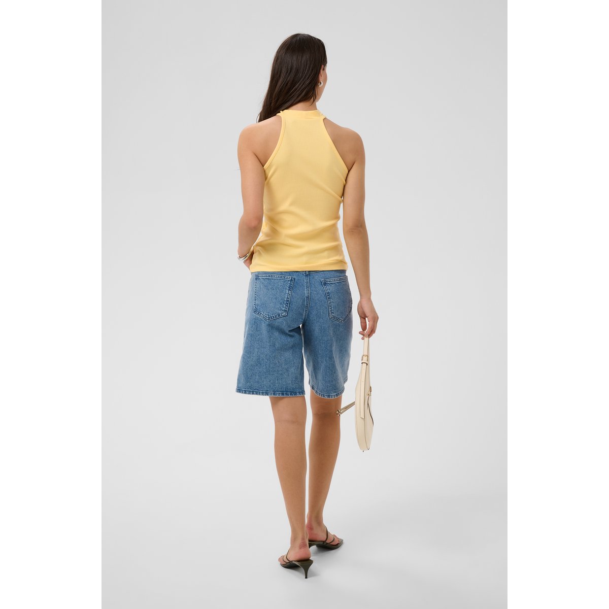 Jersey sans-manches jaune sunlight, KAFFE
