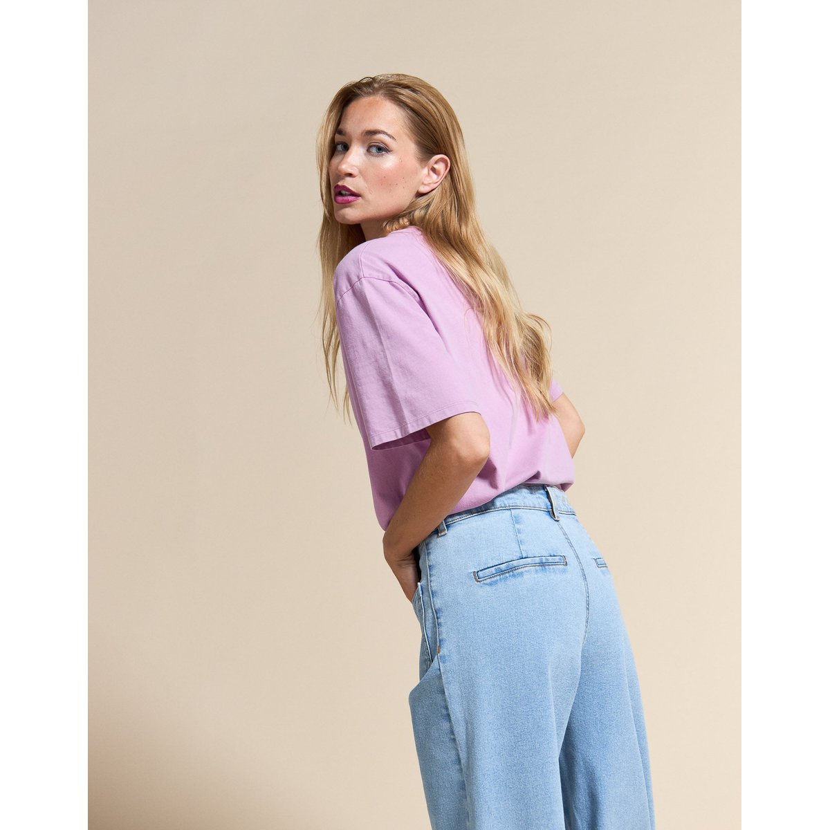 PANTALON JANE BOND bleu|marron|beige|ecru|bleu clair|vert|bleu foncé, PULLIN