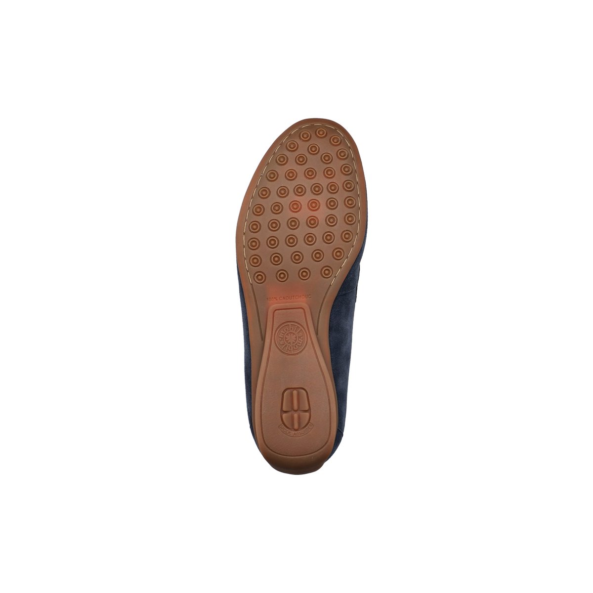Mocassins en cuir FLAVYA bleu p5138, MEPHISTO