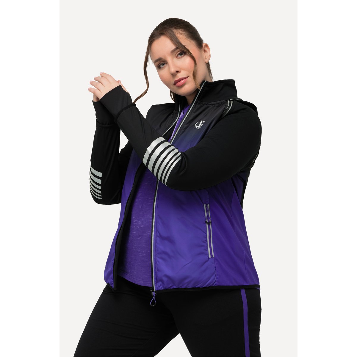 Veste technique 2-en-1 violet, ULLA POPKEN