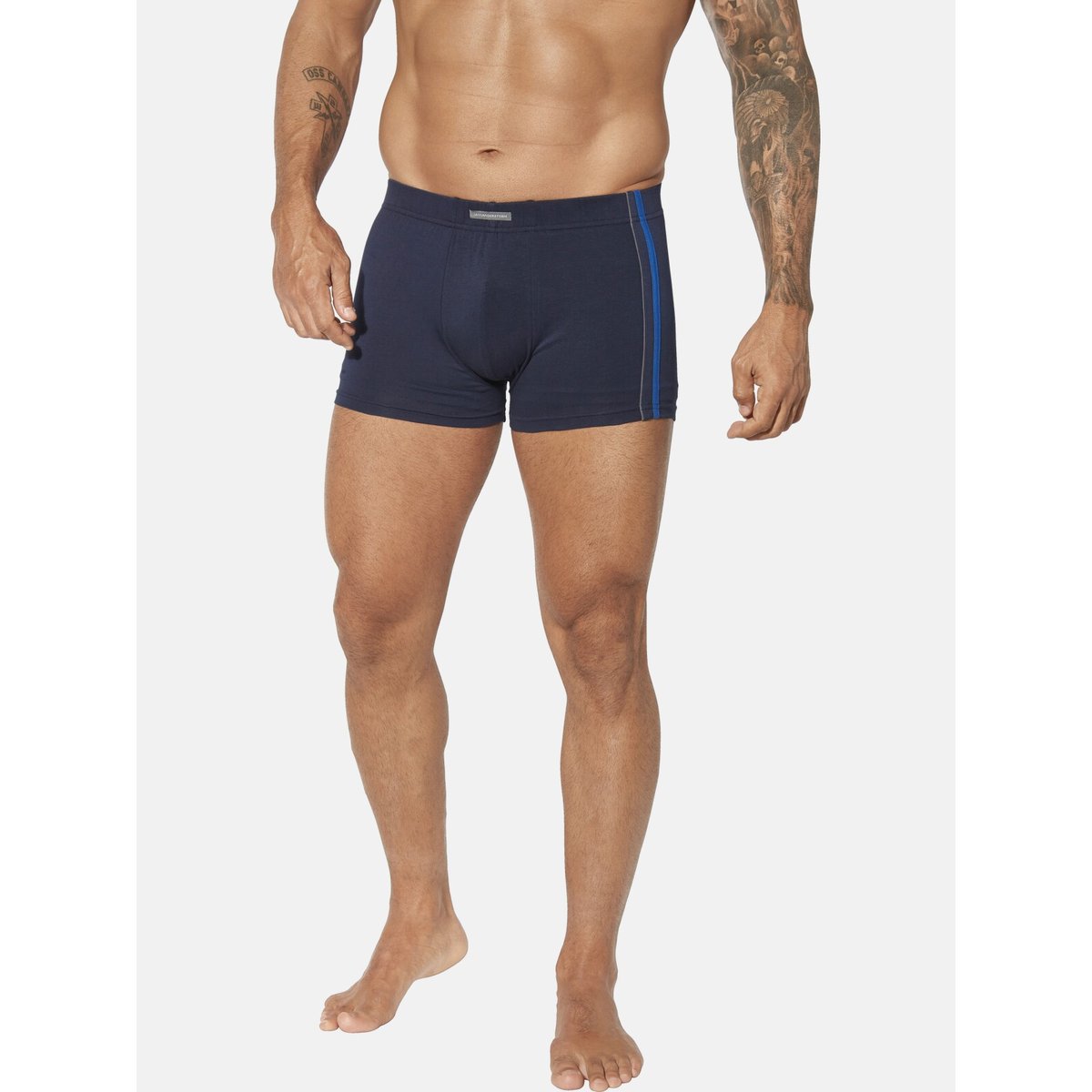 Lot de 3 boxers KINTAN bleu gris, JAN VANDERSTORM