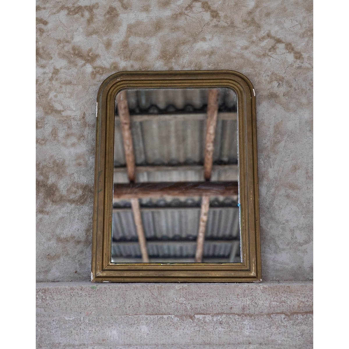 Miroir Louis Philippe Igor N°1169 - Bon état doré, DEBONGOUT