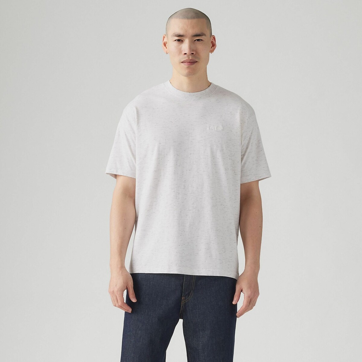 T-shirt de gola redonda branco, LEVI'S
