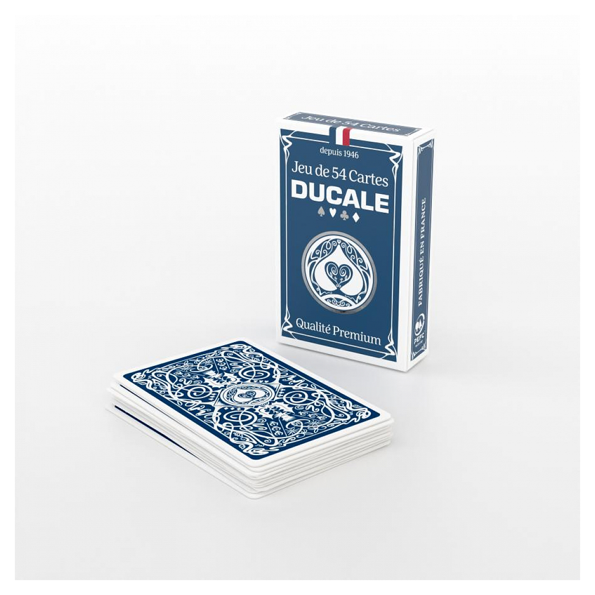 Ducale origine 54 cartes ec couleur unique, CARTAMUNDI