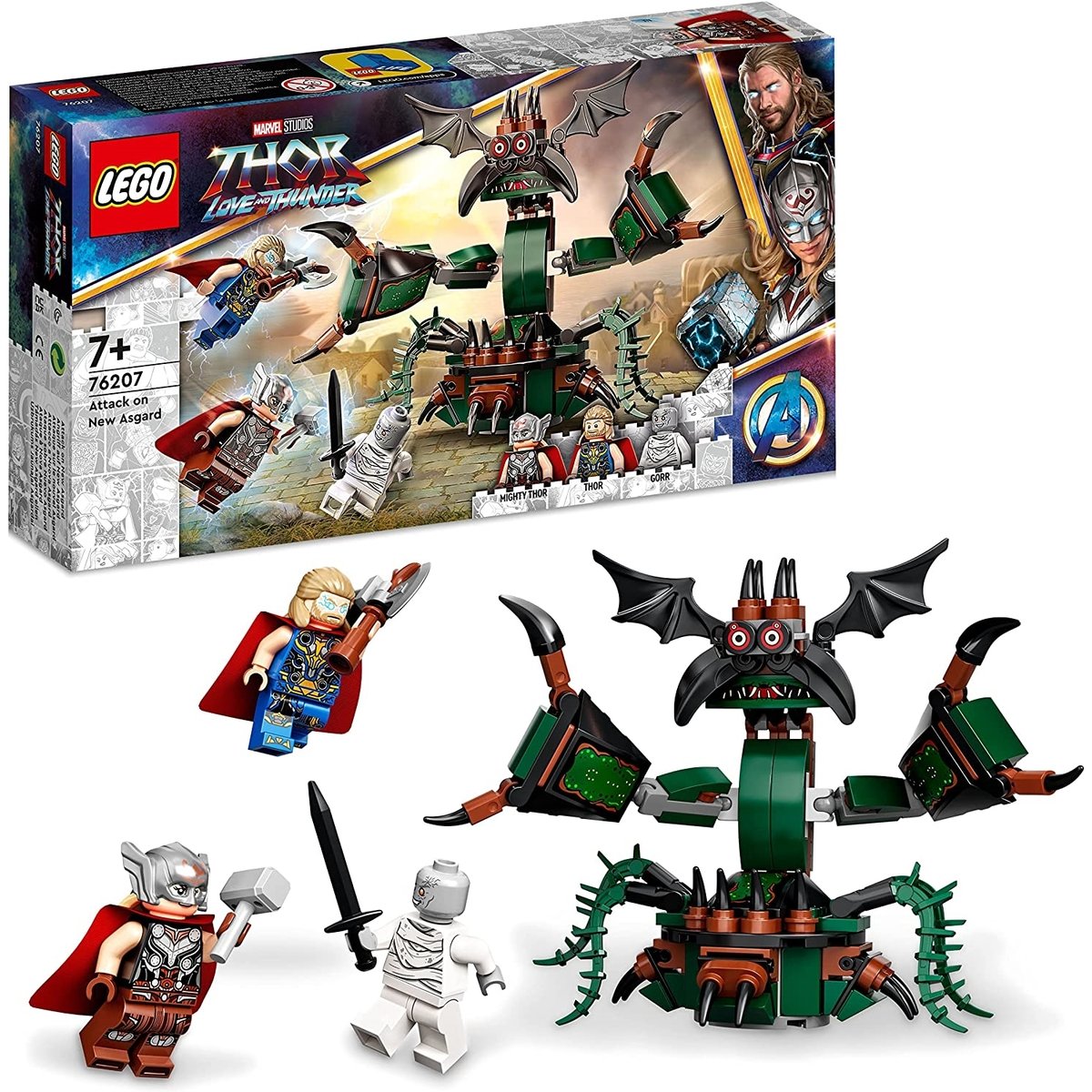 Marvel Attaque sur le nouvel Asgard multicolore, LEGO