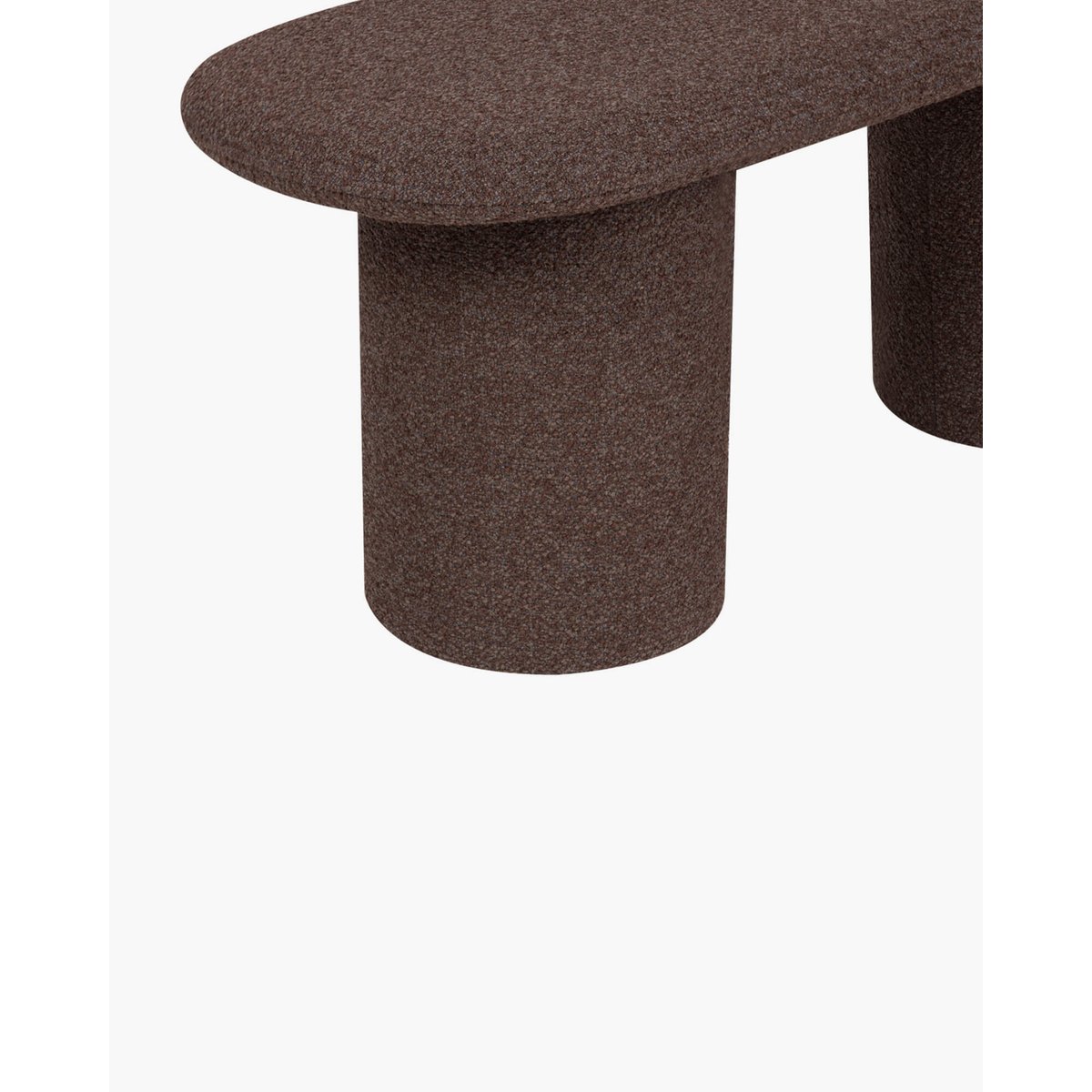 Banc Rull marron chocolat bouclé, NOO.MA