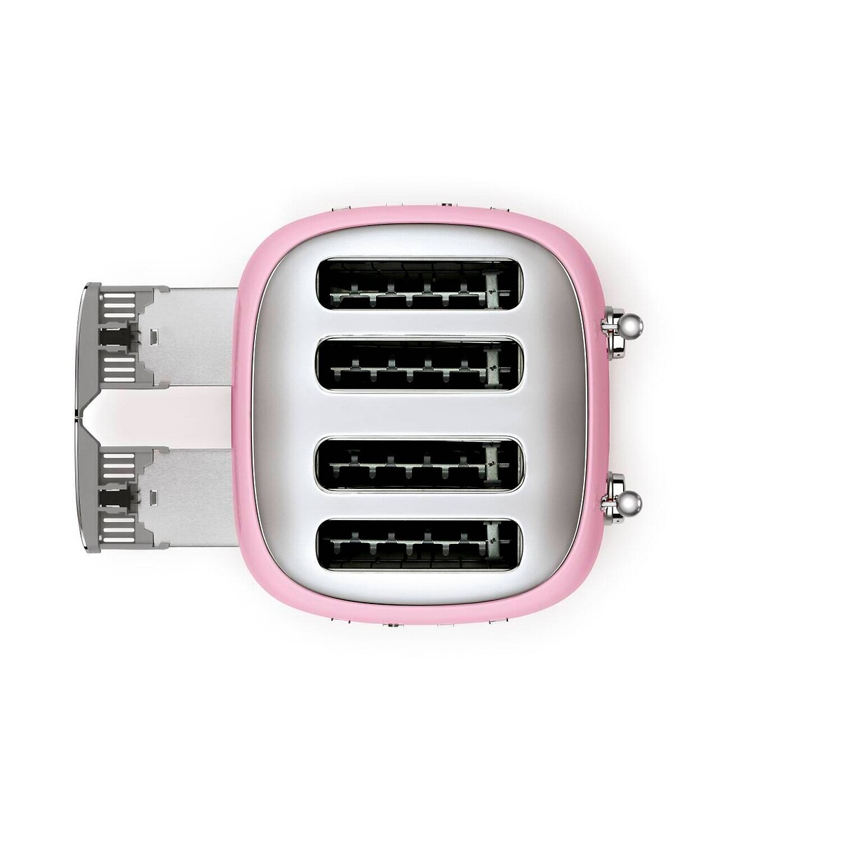 Retro Style 0.8L Mini Kettle & 4-Slice Toaster Set pink, SMEG