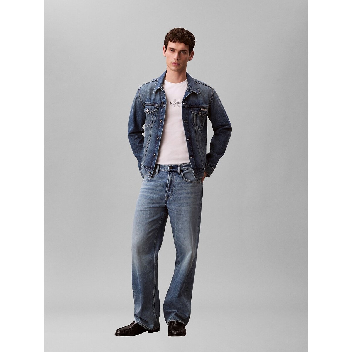 Logo Print T-Shirt with Short Sleeves white, CALVIN KLEIN JEANS