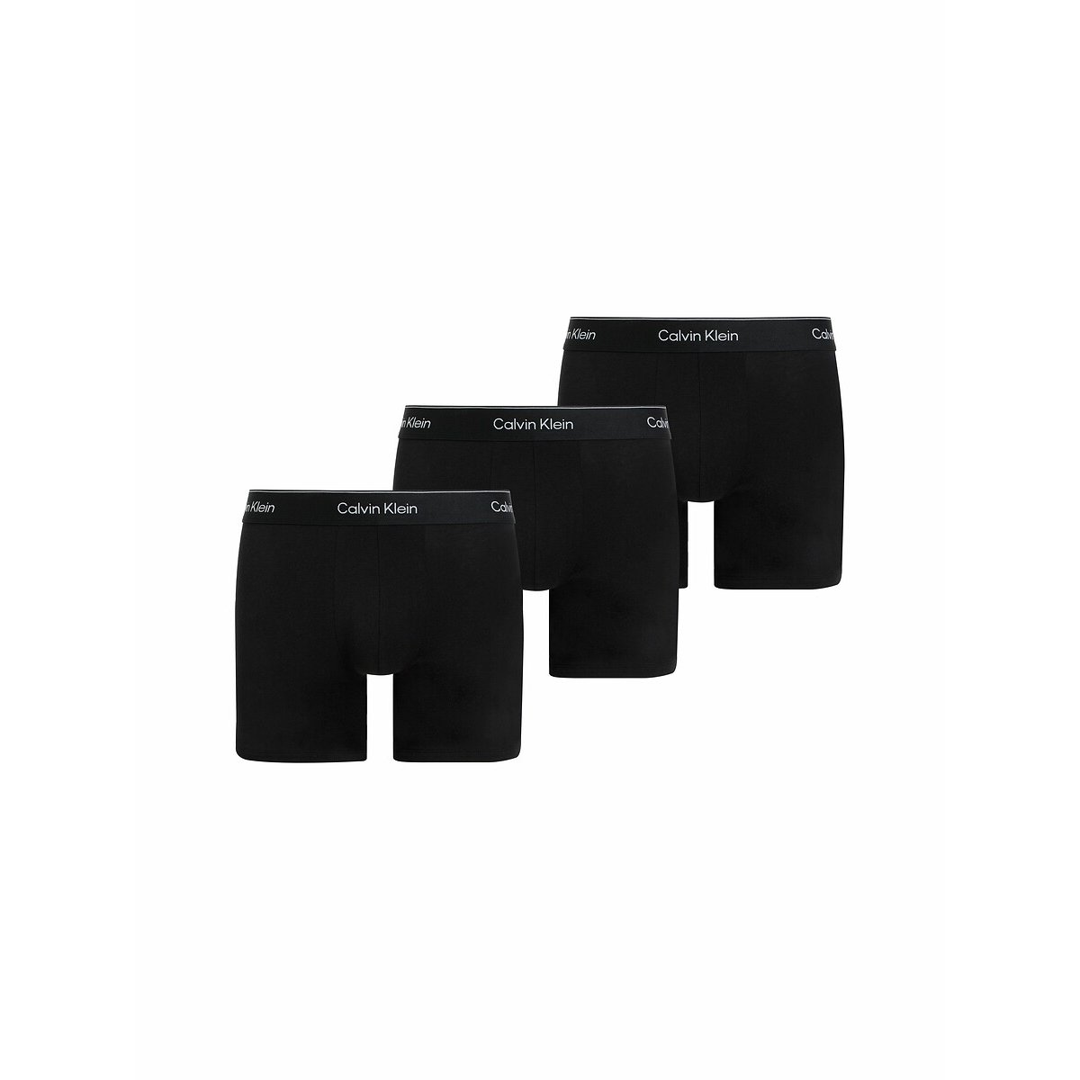 Lot de 3 boxers Icon Cotton Stretch noir + noir + noir, CALVIN KLEIN UNDERWEAR
