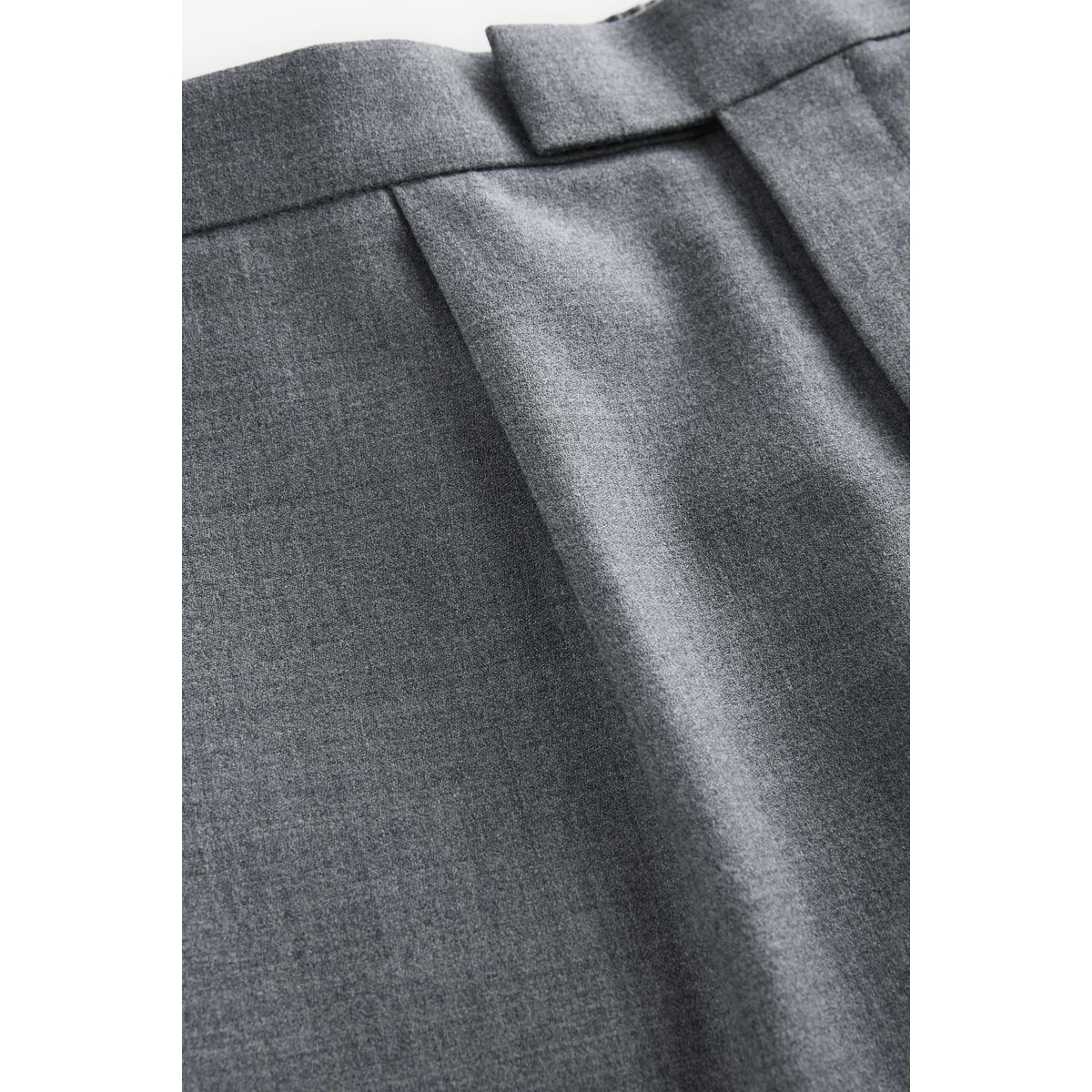 Pantalon texturé à taille élastique gris, NEXT