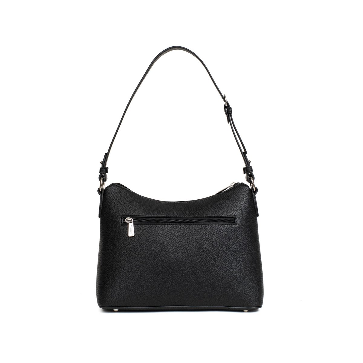 Sac porté épaule 1 anse MADRID noir, HEXAGONA
