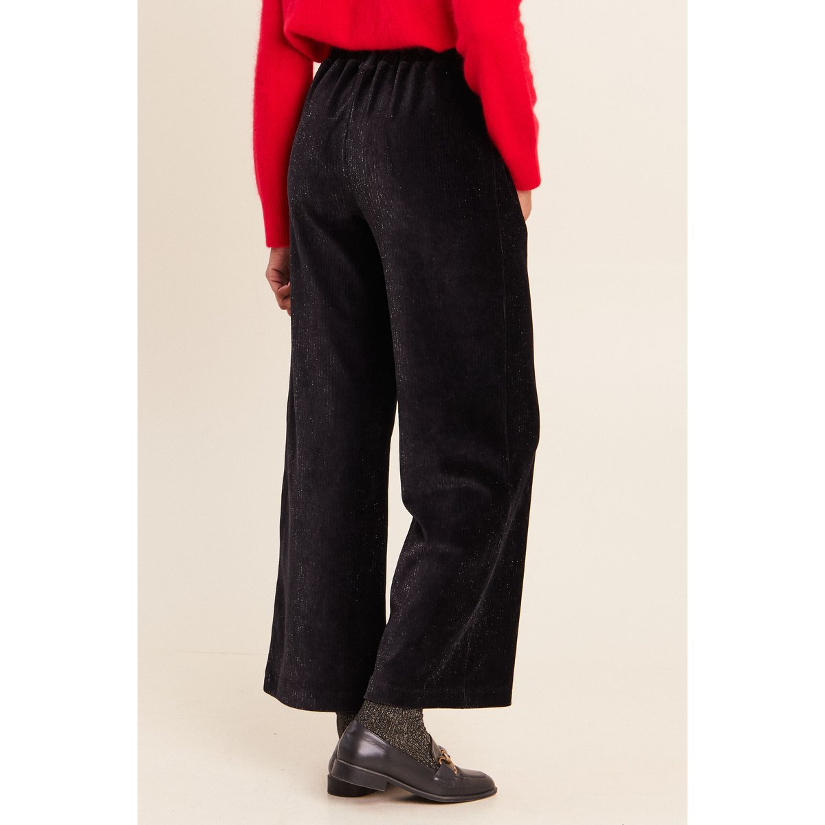 Pantalon en velours noir, BREAL