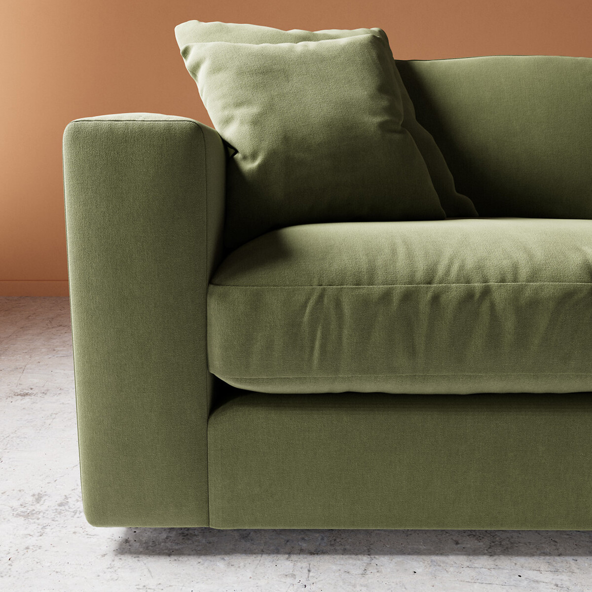 Althaea Crushed Velvet 2/3/4 Seater Sofa moss , SWOON