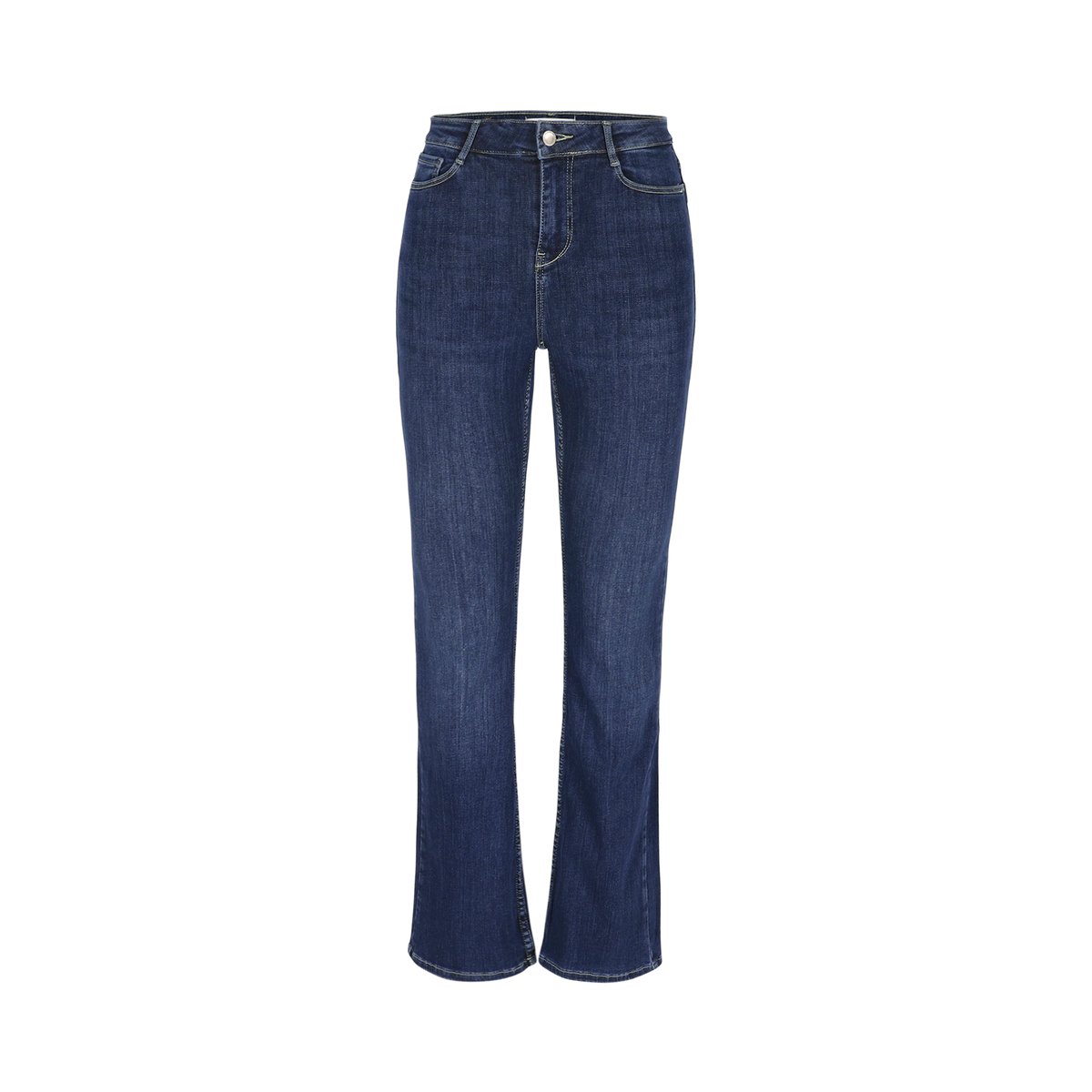 Jean bootcut taille haute dark blue, LOLALIZA