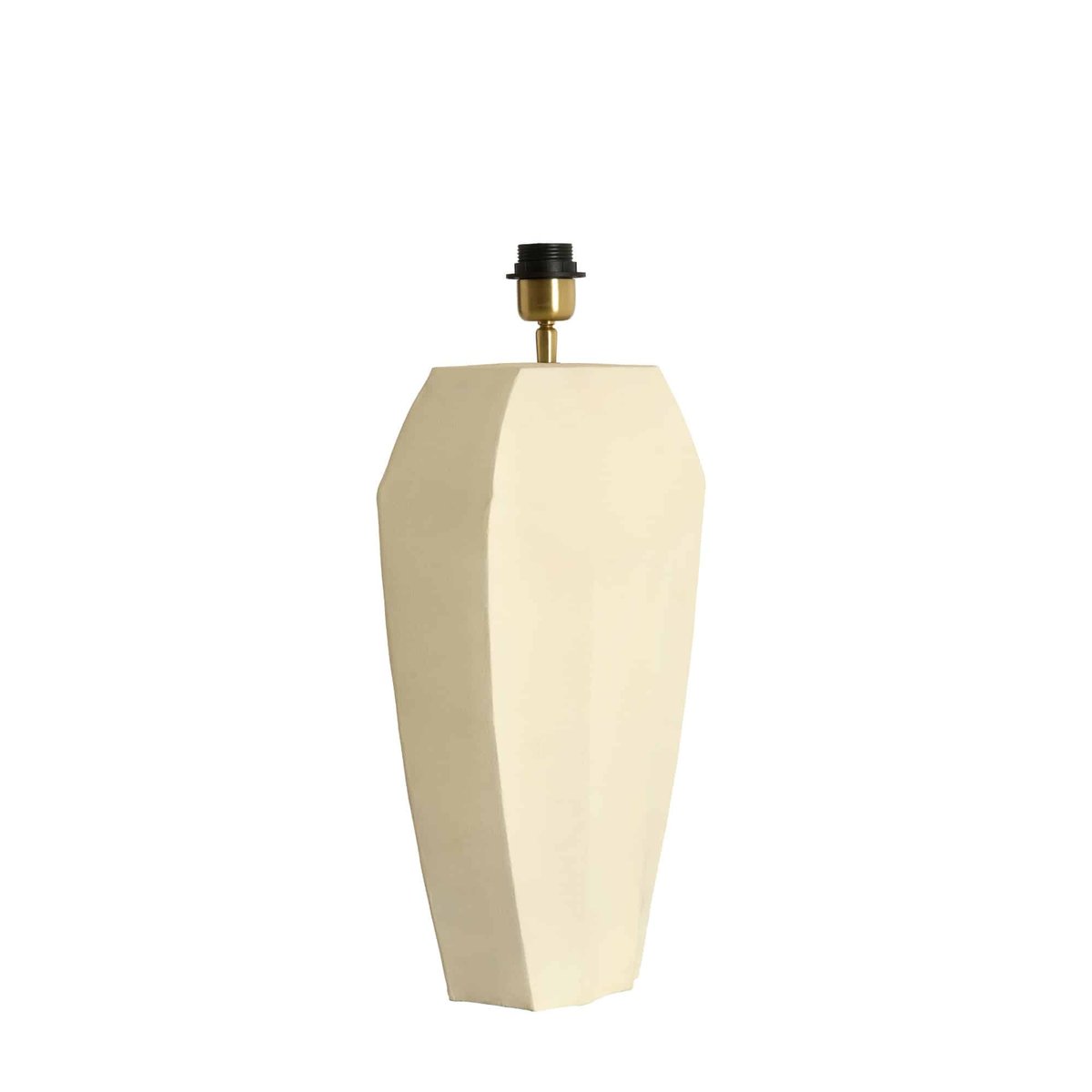 Base De La Lampe Métal CORDOBA crème, LIGHT & LIVING 