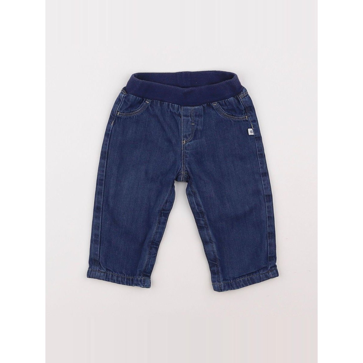 Pantalon doublé - Etat satisfaisant bleu, PETIT BATEAU