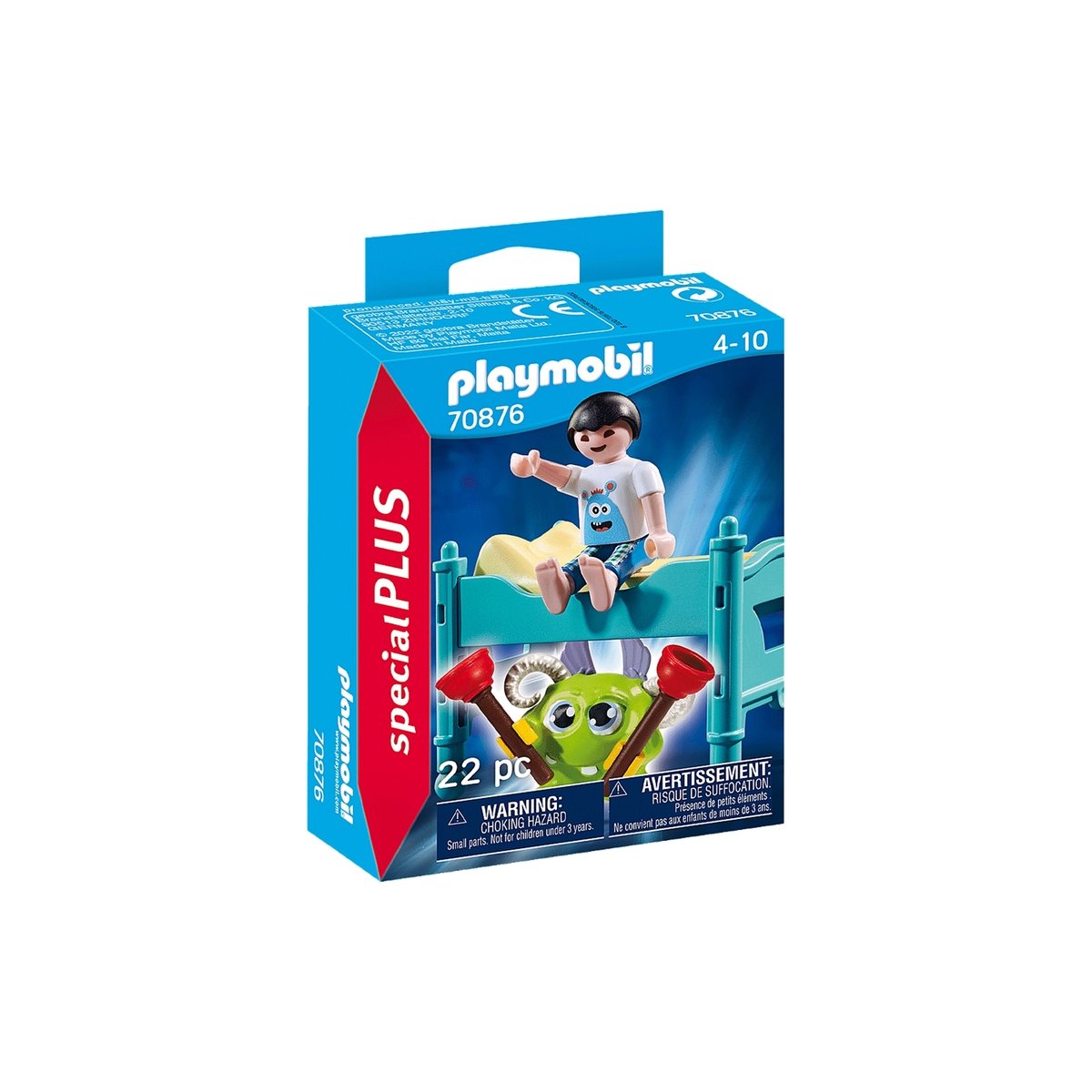 City Life Enfant avec petit monstre multicolore, PLAYMOBIL