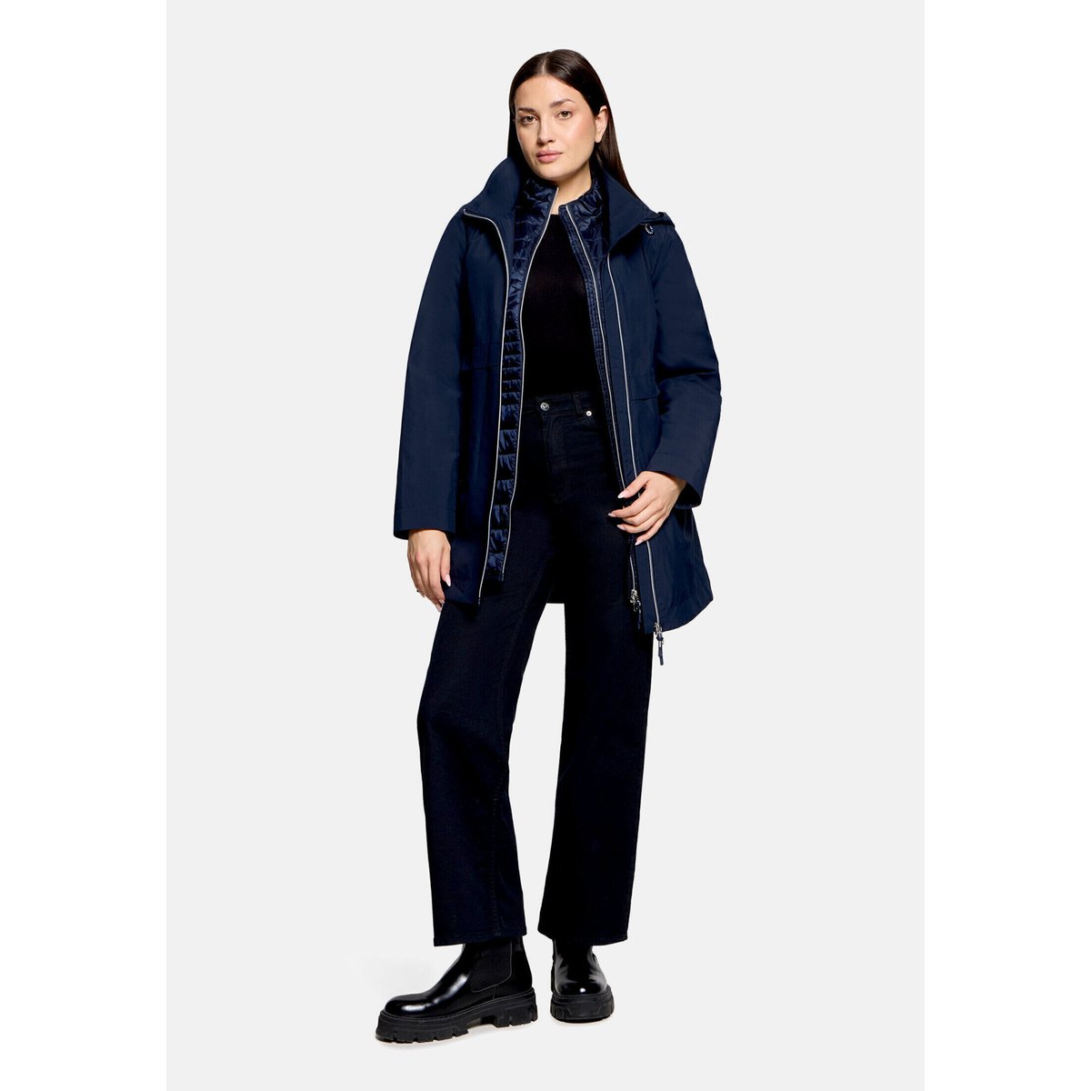 Veste 4 en 1 fonctionnel(le) bleu foncé, BETTY BARCLAY
