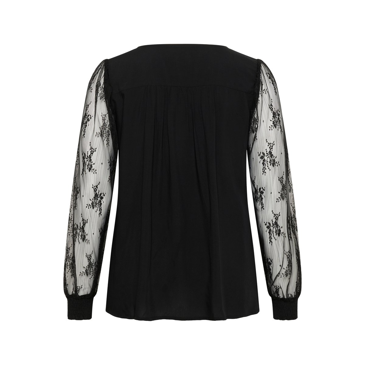 Blouse à manches longues noir black, KAFFE CURVE