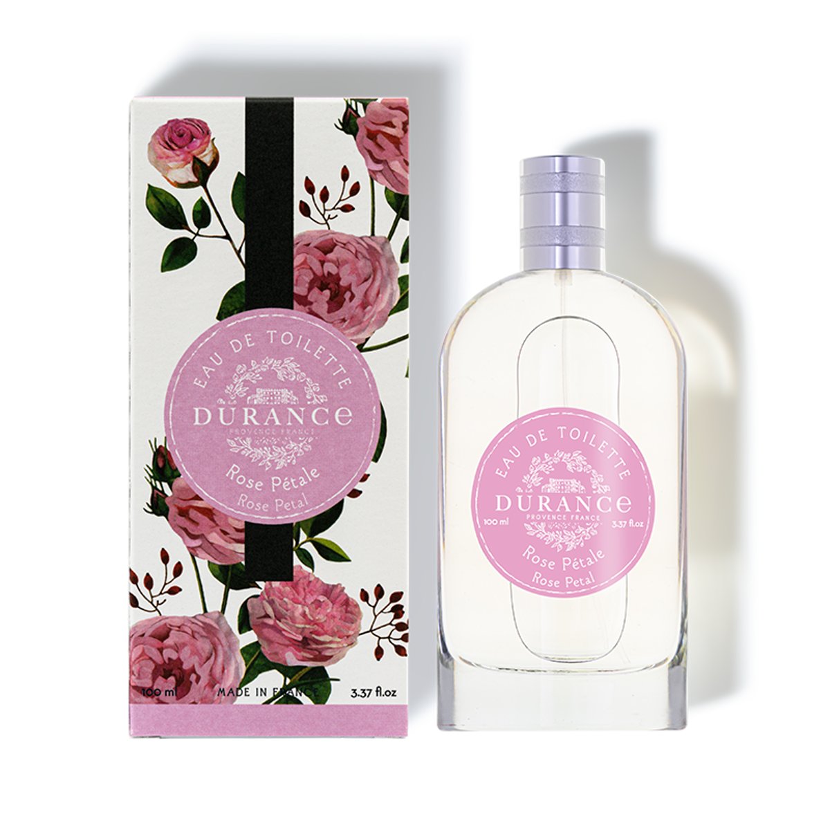 Eau de toilette ROSE PÉTALE couleur unique, DURANCE