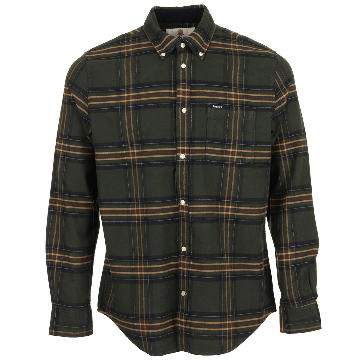 Chemise BARBOUR PORTDOWN TAILORED CHECKED SHIRT olive, BARBOUR
