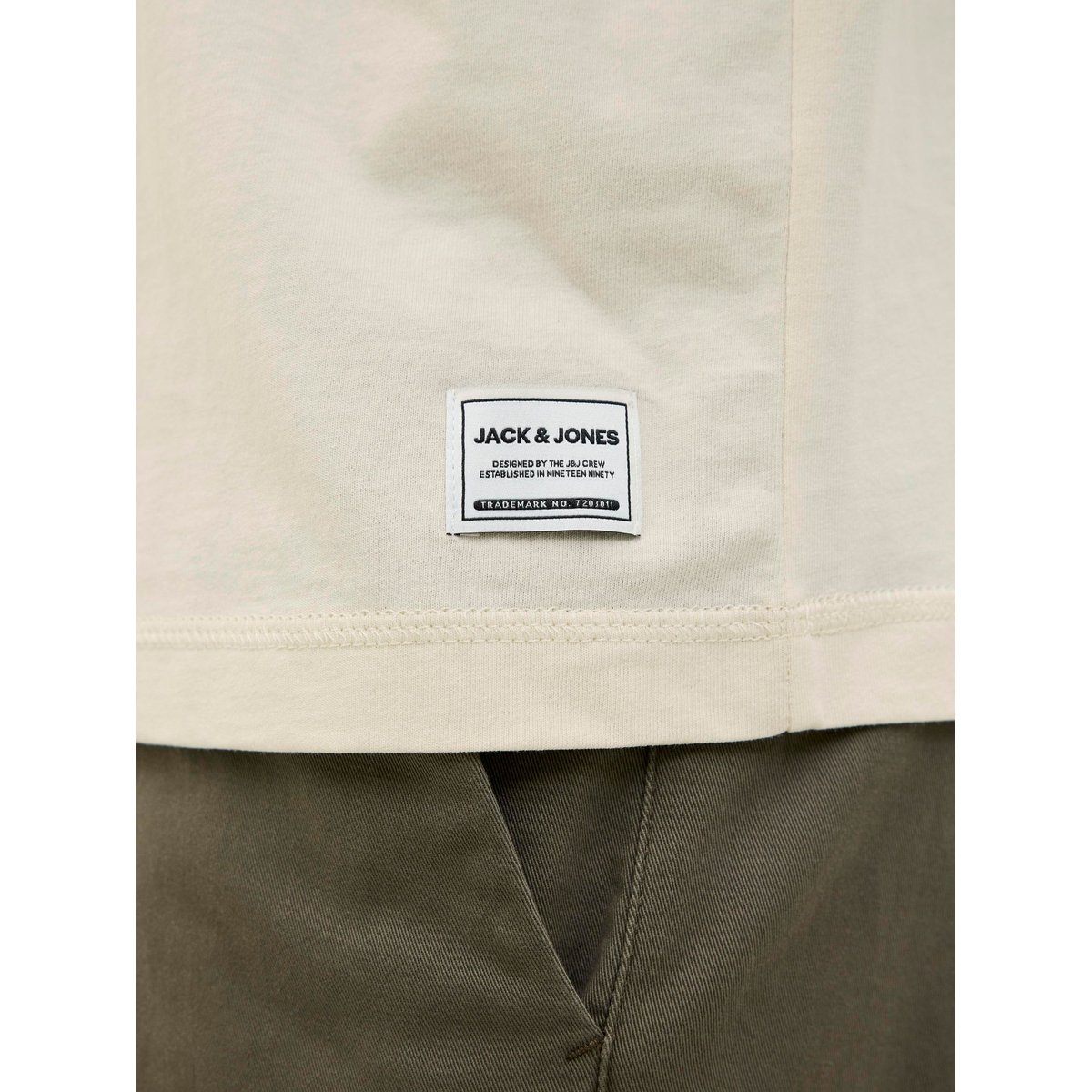 T-Shirt antique white, JACK & JONES