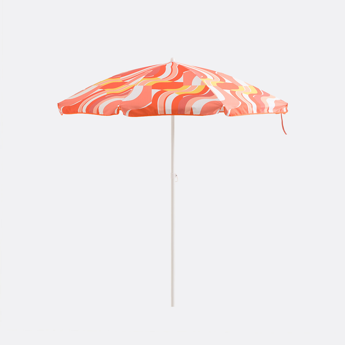 Chapéu de sola, tecido com motivo gráfico, SONGE ORANGE laranja/amarelo, MAPOÉSIE X LA REDOUTE INTÉRIEURS