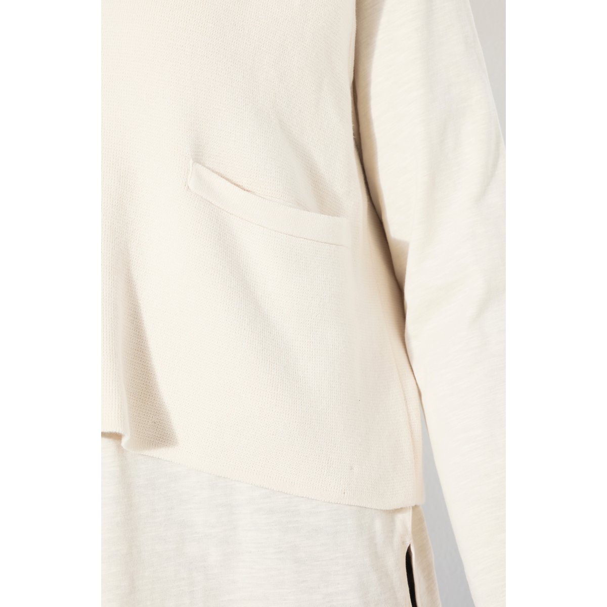 Pull sans manches, en coton bio blanc perle, ULLA POPKEN