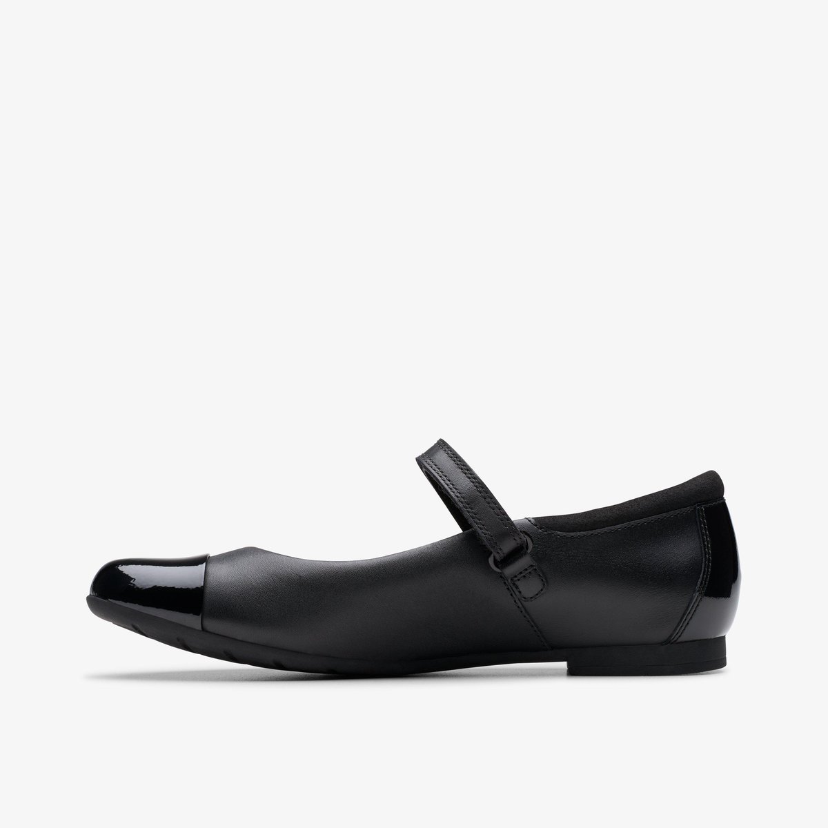 Ballerines Cuir Ajustement Extra Étroit SCALA GEM Y noir, CLARKS