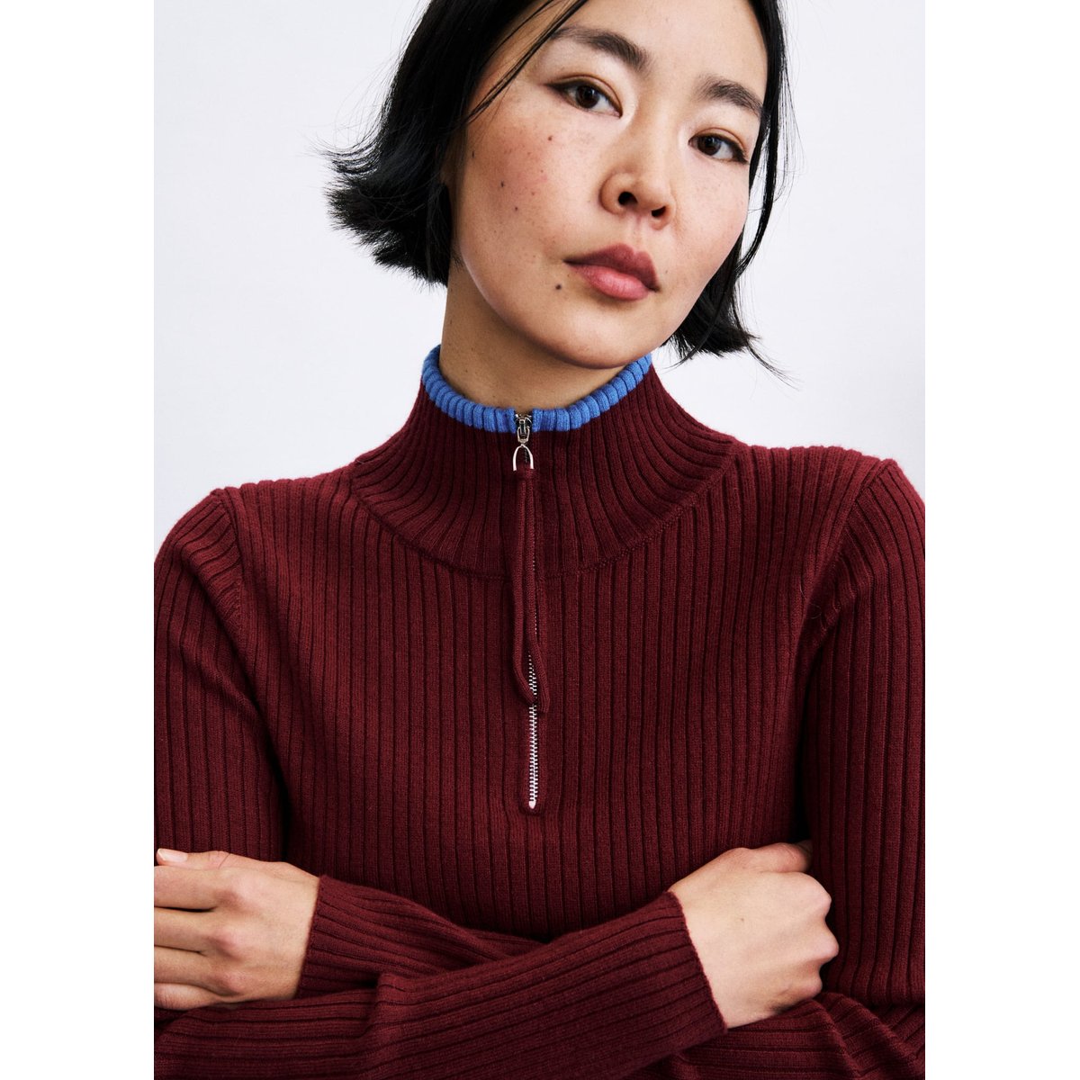 Pull Kuju en laine KUJU bordeaux, FRNCH