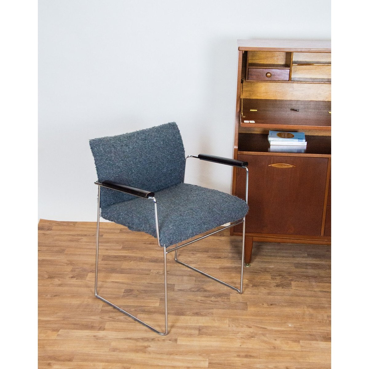 Fauteuil en métal Jakob N°269 - Bon état noir, DEBONGOUT