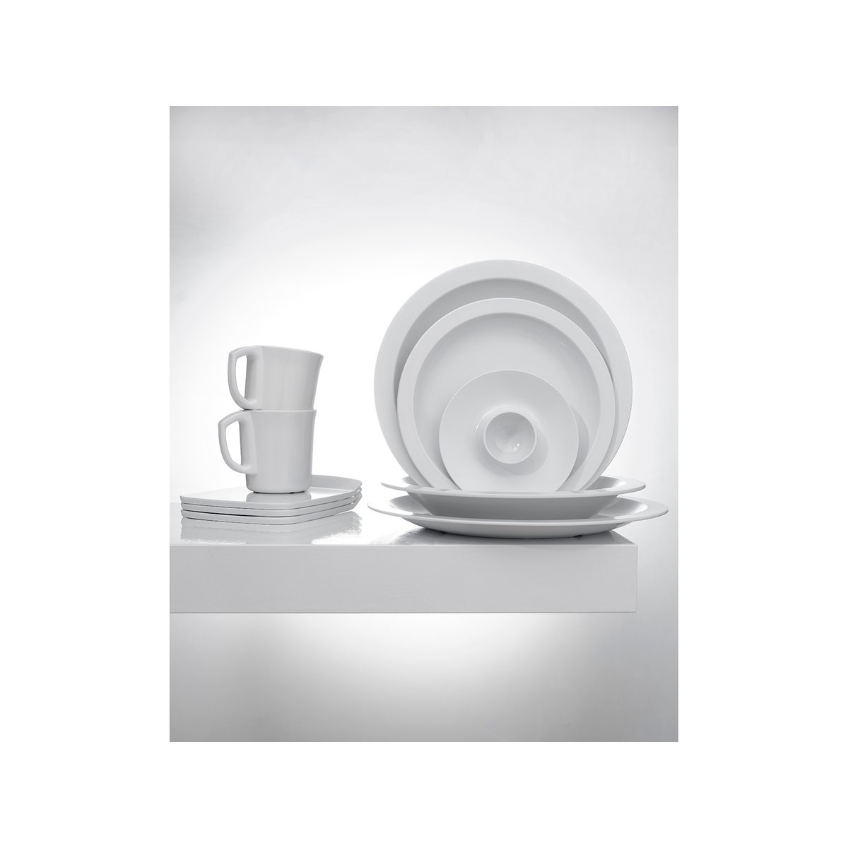 Assiette creuse HAMLET blanc, ROSTI