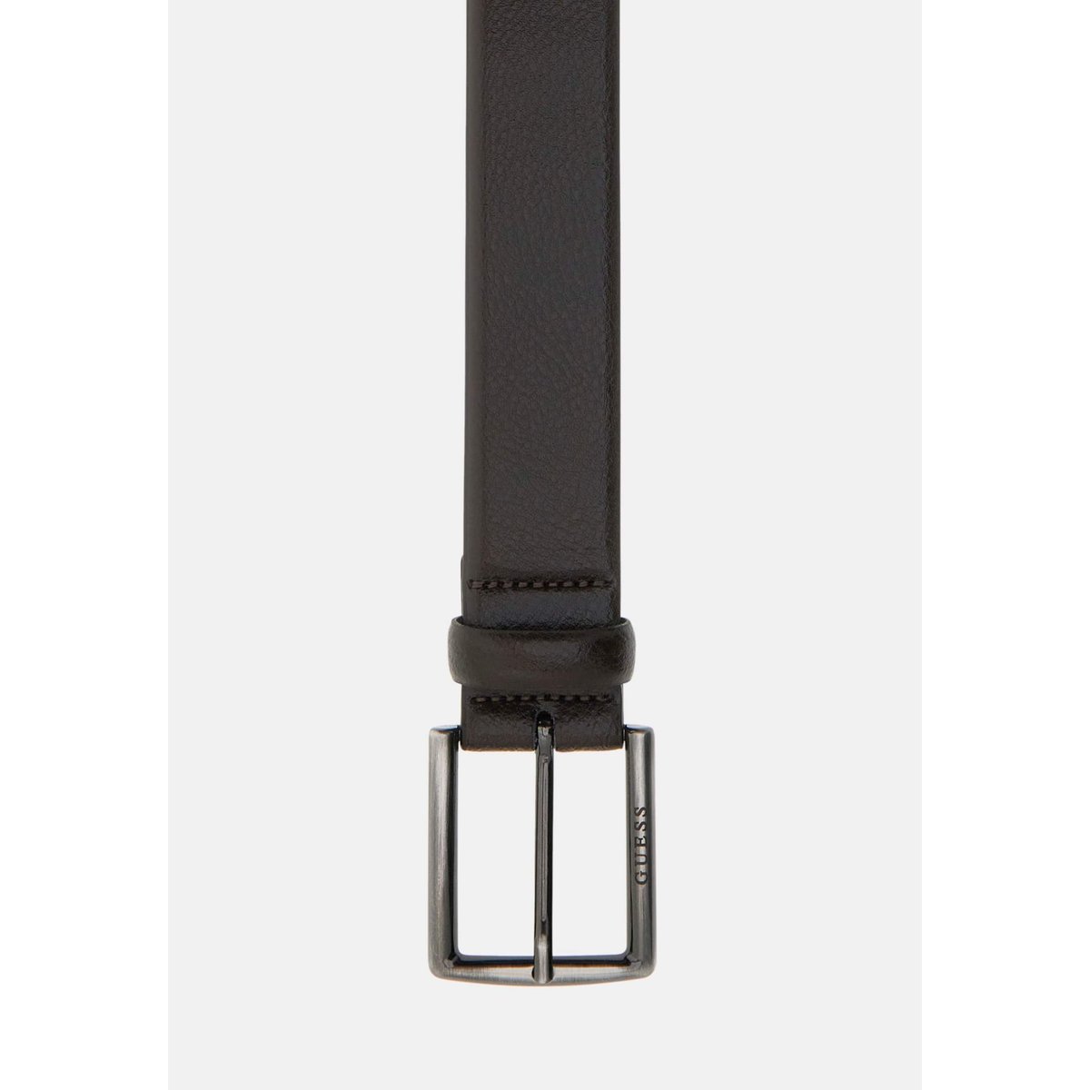 Ceinture Cuir Véritable marron, GUESS