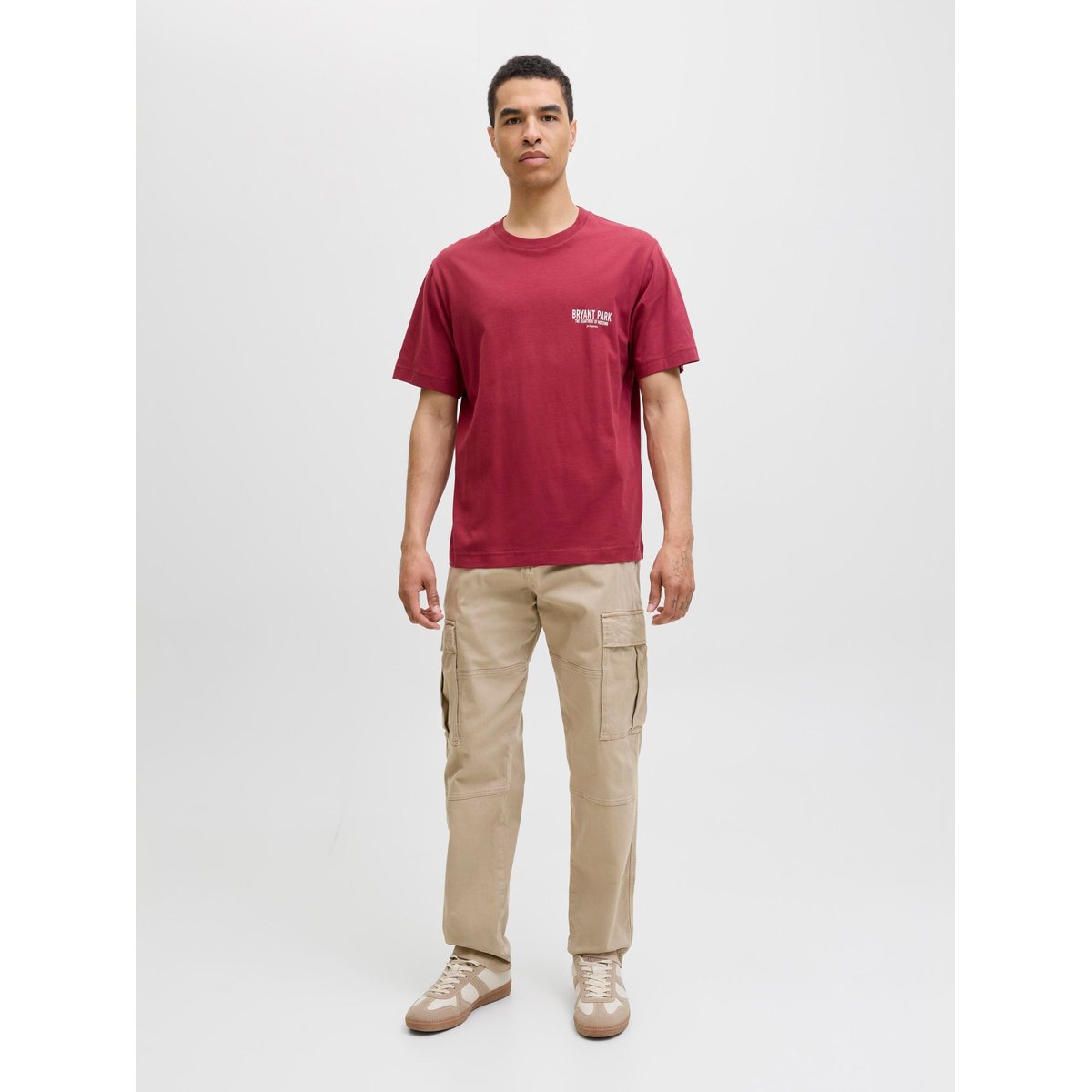 Pantalon Cargo grise - crockery 1, JACK & JONES